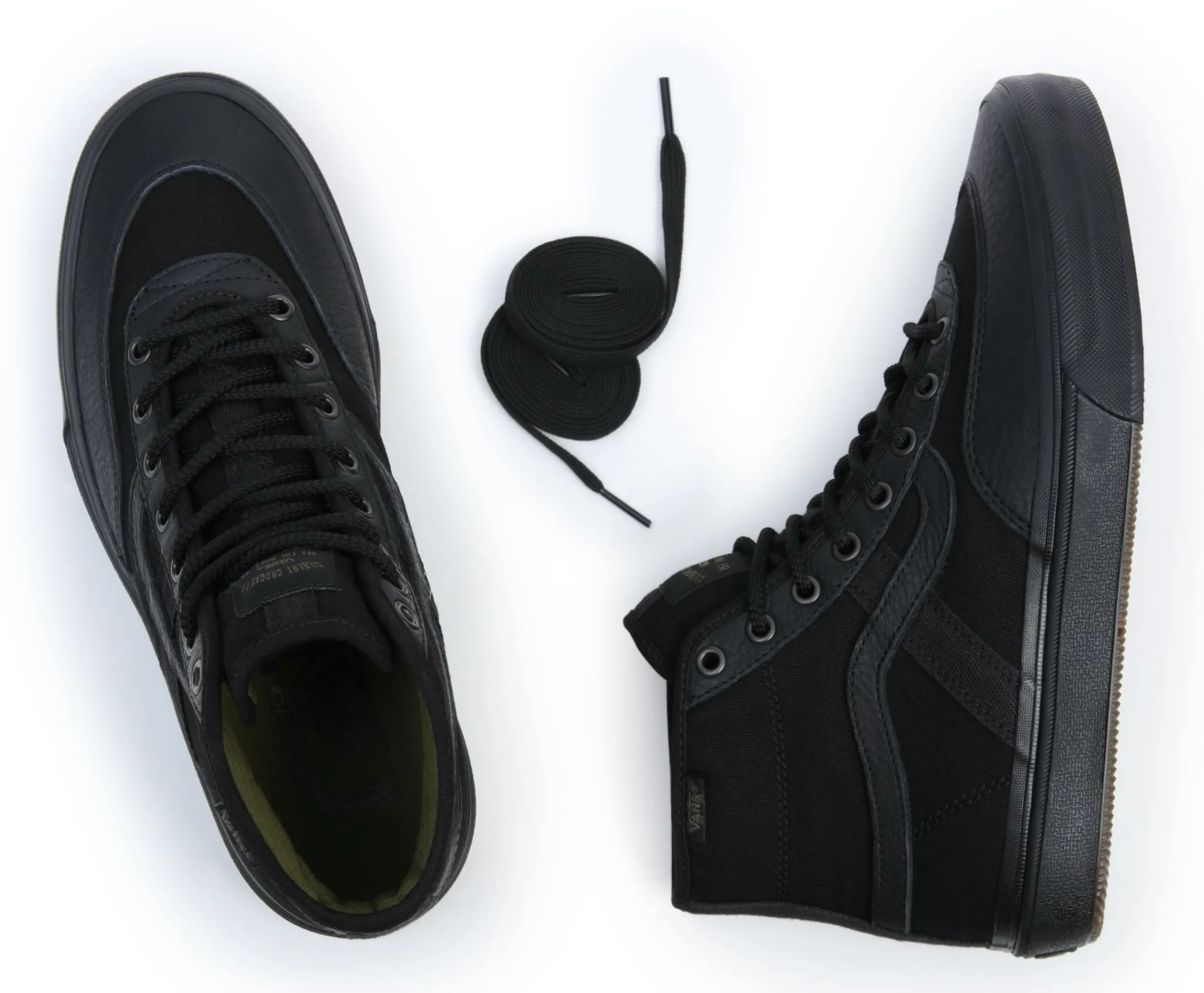 Vans Crockett High - Butter Leather Black/Black