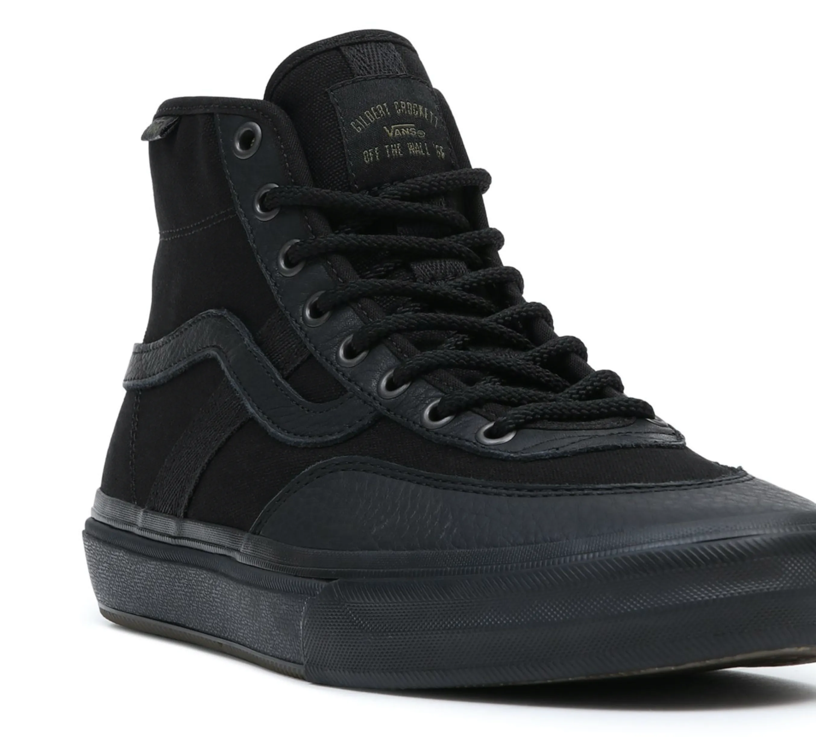 Vans Crockett High - Butter Leather Black/Black