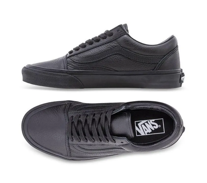 Vans Old Skool Leather Black Mono