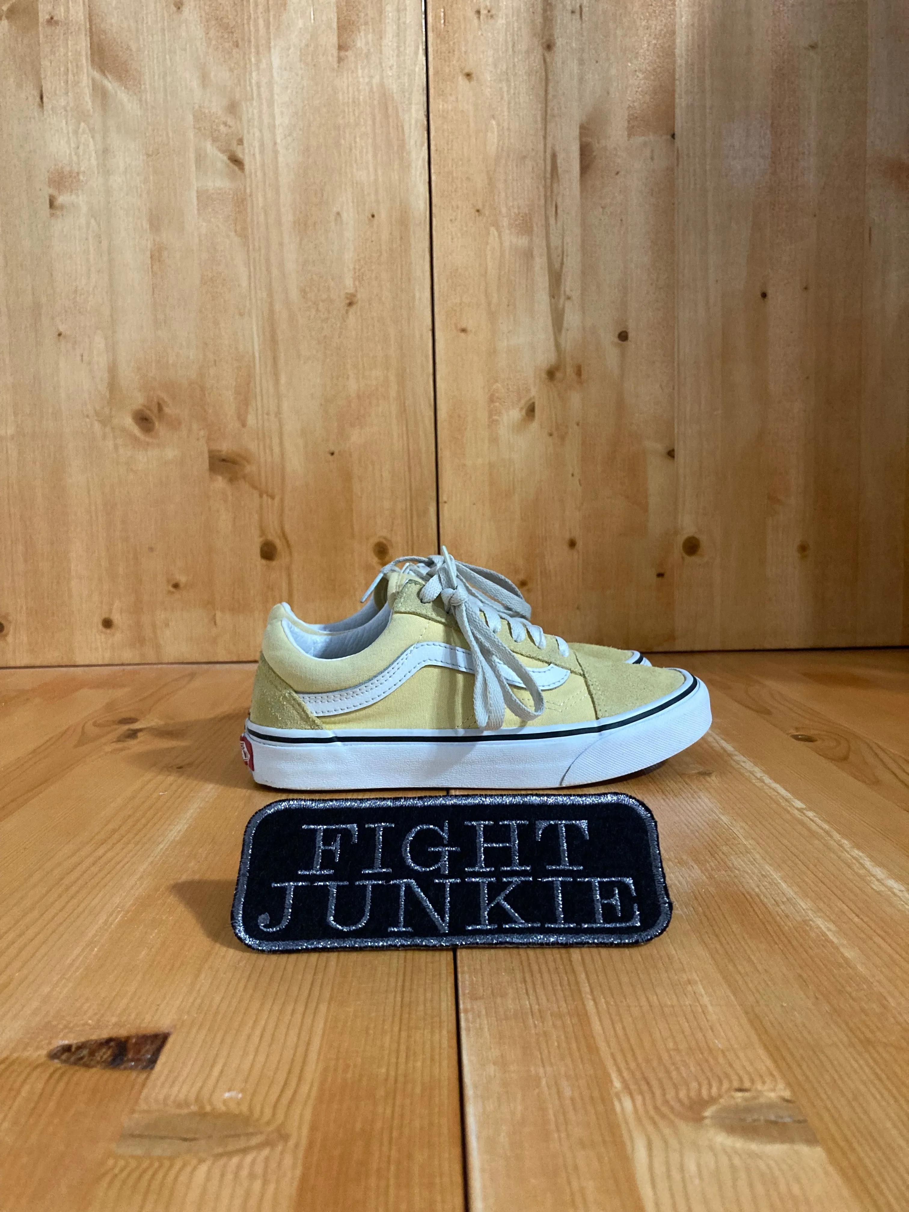 VANS OLD SKOOL Women's Size 5 Canvas & Suede Skateboarding Shoes Sneakers Yellow 751505