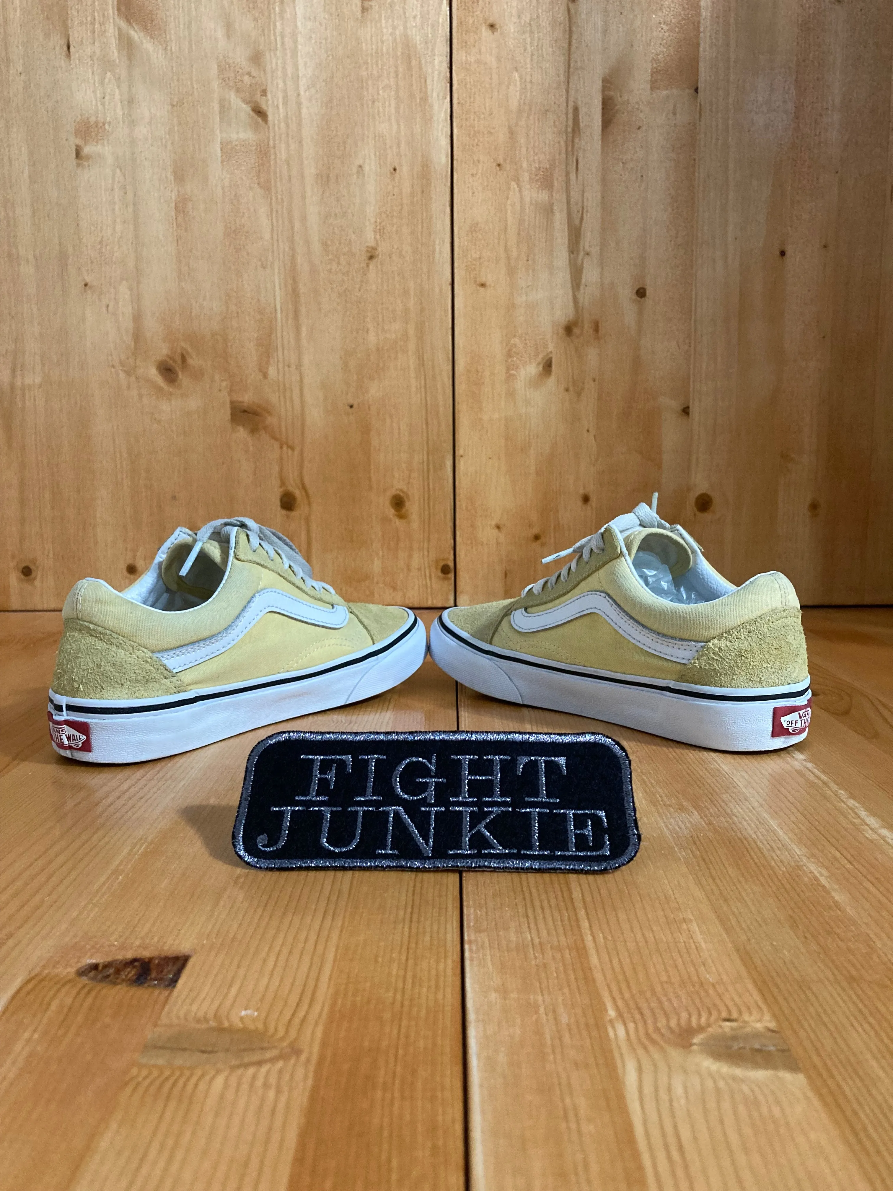 VANS OLD SKOOL Women's Size 5 Canvas & Suede Skateboarding Shoes Sneakers Yellow 751505