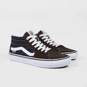 Vans - Skate Grosso Mid Shoes - Dark Brown / Navy