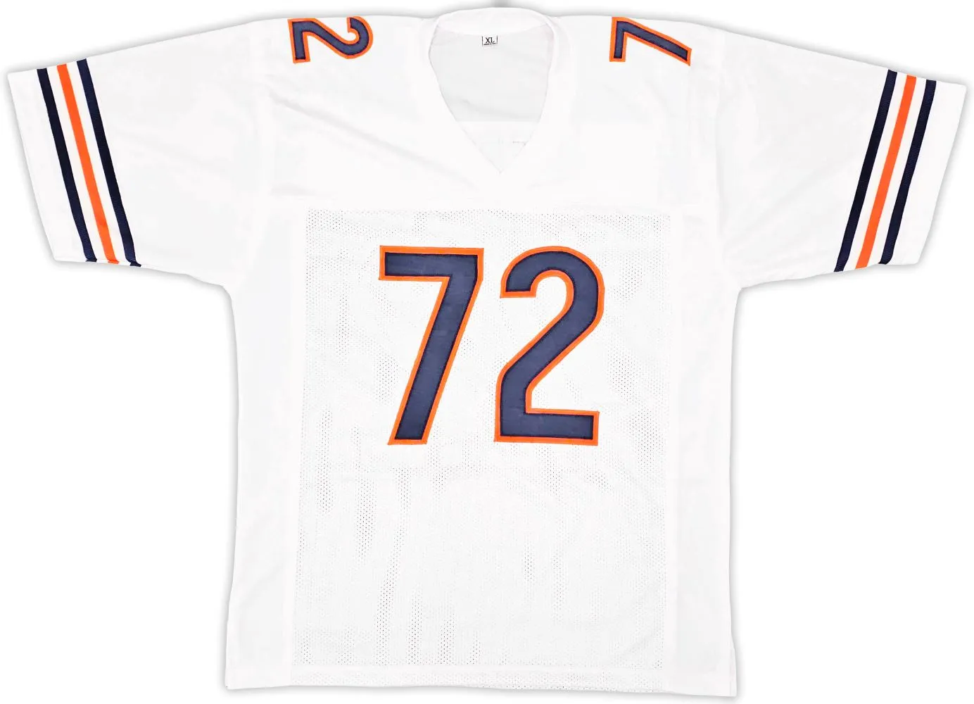 William Perry Chicago Signed White Football Jersey The Fridge Inscribed BAS