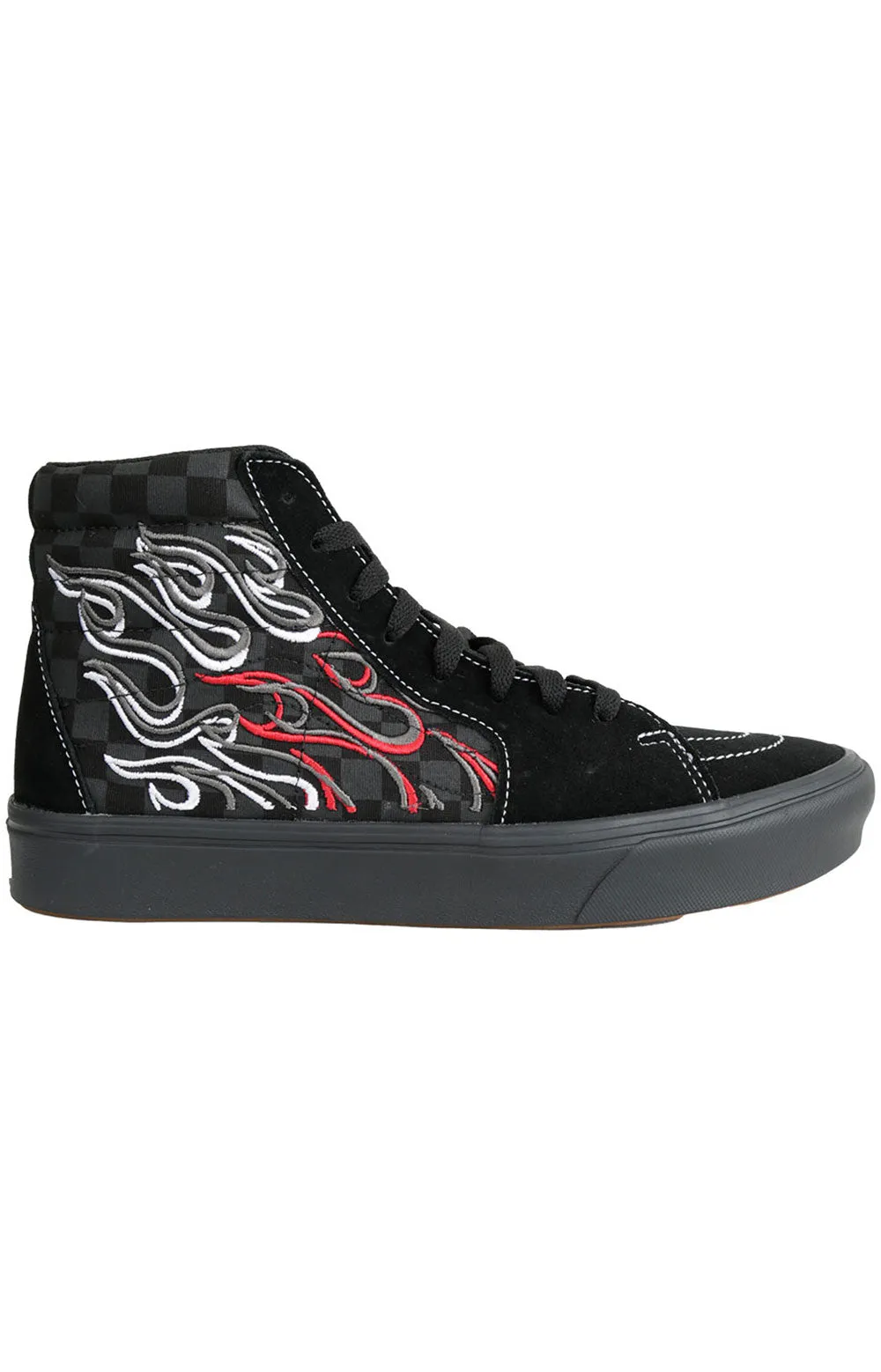 (Wmb8Vv) Ignition Comfycush Sk8 Hi Shoes   Black