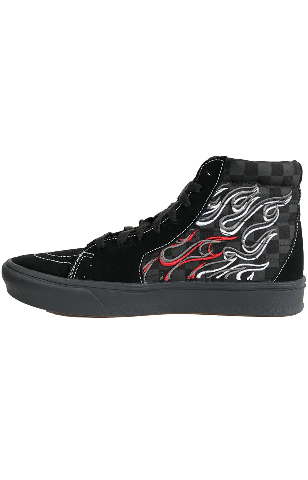 (Wmb8Vv) Ignition Comfycush Sk8 Hi Shoes   Black