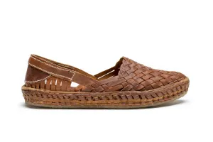 Women's Woven Flat in Walnut by Mohinders