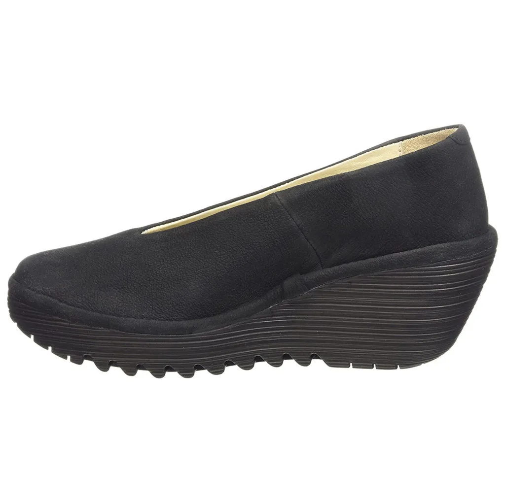 Yaz Cupido Leather Women's Wedge Shoes