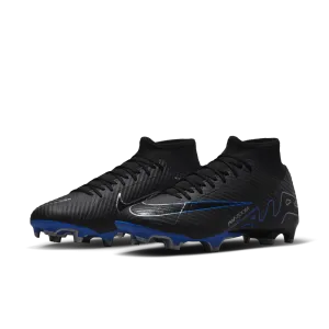 Zoom Superfly 9 Academy FG/MG [Black/Chrome-Hyper Royal]